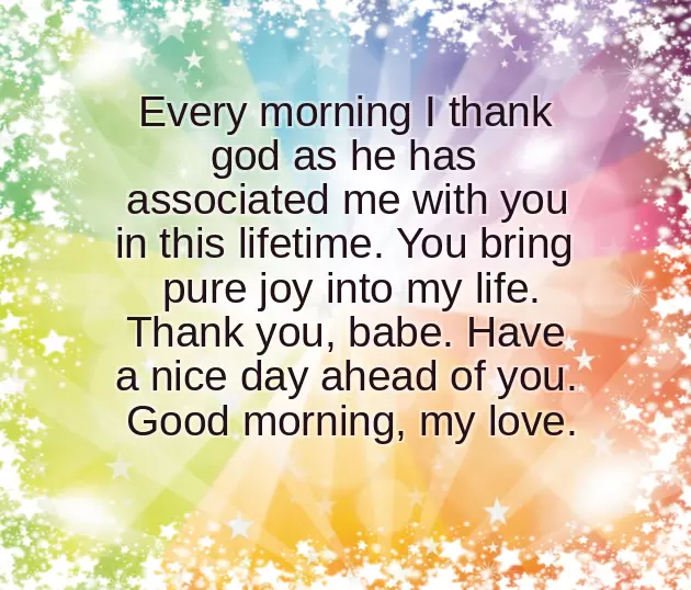 Morning Message Of Love Morning Message Of Love