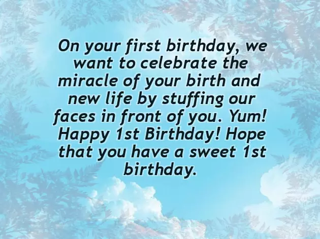 Birthday Wish To 1 Year Old Boy Birthday Wish To 1 Year Old Boy