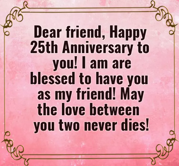 Congratulations On Your Silver Jubilee Congratulations On Your Silver Jubilee