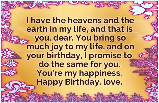 Birthday Blessing For Girlfriend