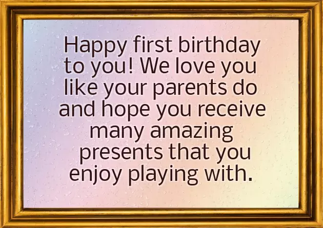 Birthday Wishes For One Year Old Son Birthday Wishes For One Year Old Son