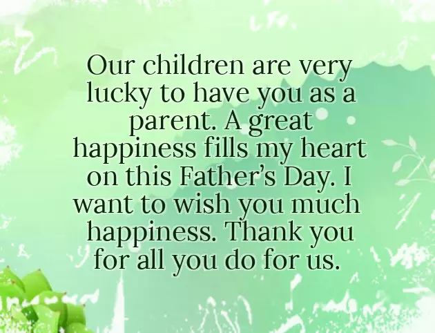 Fathers Day Message To Your Husband