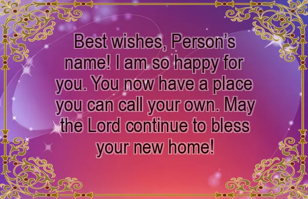 New House Inauguration Wishes