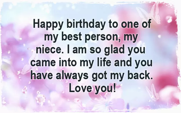 Happy Birthday Wishes To My Beautiful Niece