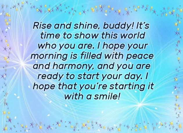 Good Morning Message Saturday