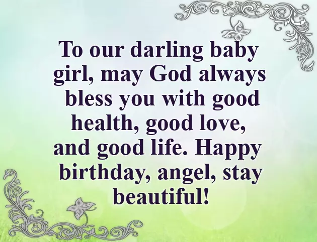 1St Birthday Wish For Baby Girl 1St Birthday Wish For Baby Girl