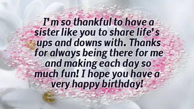 Happy Birthday Sister Greetings Happy Birthday Sister Greetings