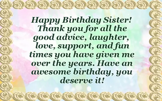 Best Wishes For Small Sister Birthday Best Wishes For Small Sister Birthday