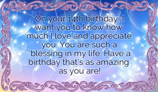 Happy Birthday 14Th Girl Happy Birthday 14Th Girl