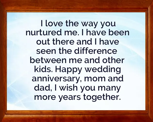 Wedding Anniversary Wishes Dad Mom