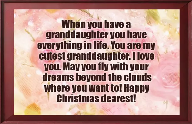 Merry Christmas Wishes For Granddaughter Merry Christmas Wishes For Granddaughter
