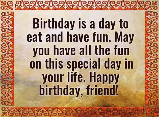 Birthday Wishes To My Guy Friend