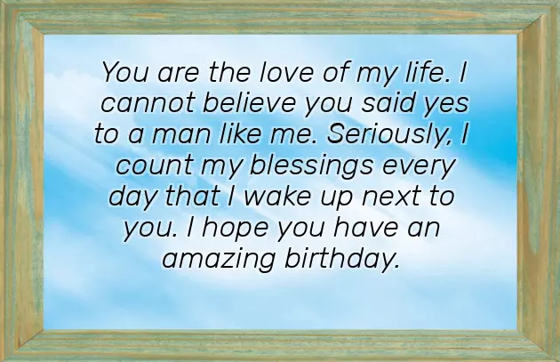 Wife Birthday Slogan