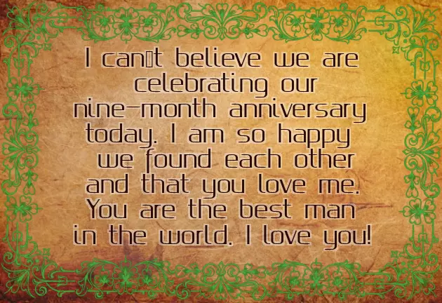 9 Month Anniversary Quotes 9 Month Anniversary Quotes