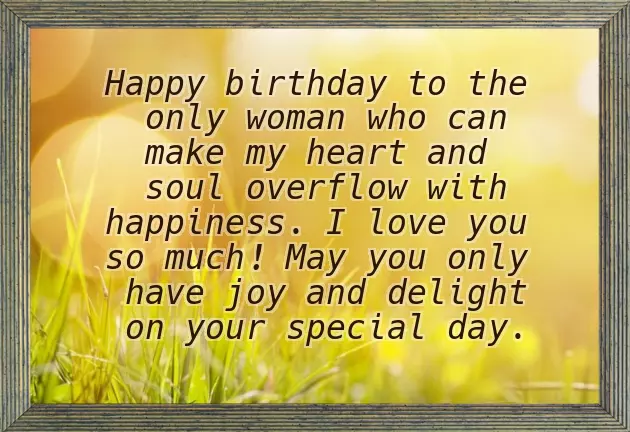 Happy Birthday To My Gorgeous Wife