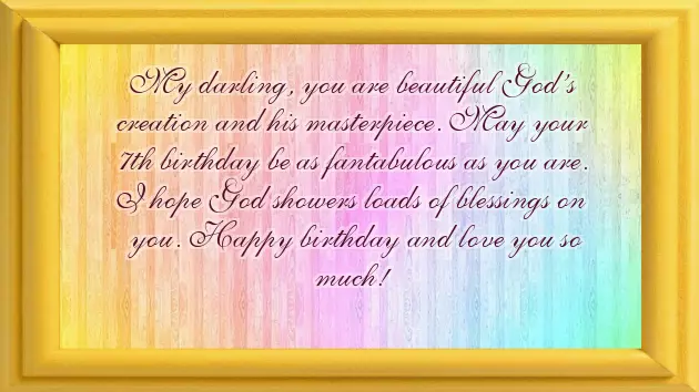 Birthday Wishes For Daughter Turning 7 Birthday Wishes For Daughter Turning 7