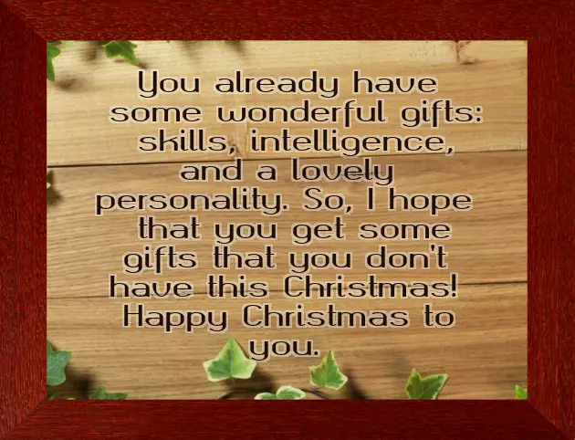 Meaningful Christmas Greetings