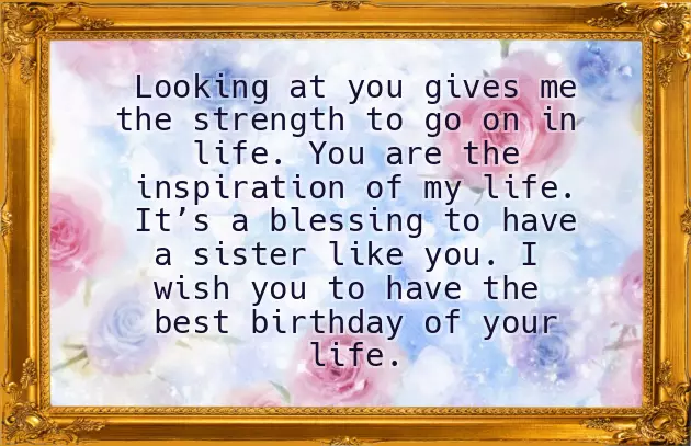 Happy Birthday Wishes For Sister With Name