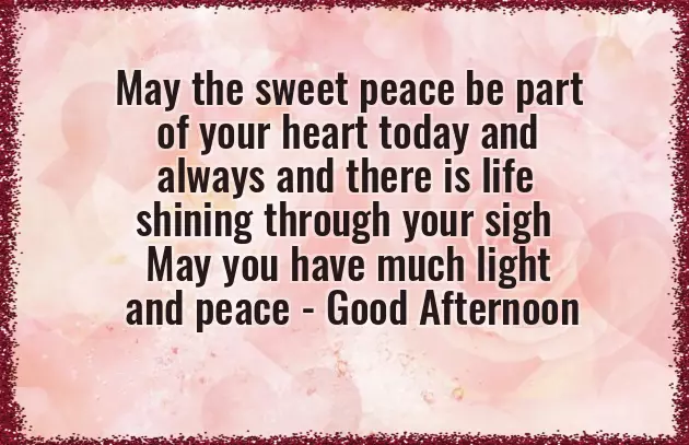 Good Afternoon Family Quotes Good Afternoon Family Quotes