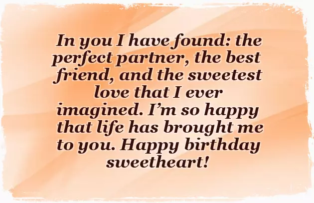 Happy Birthday My Sweet Love