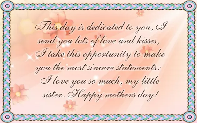 Happy Mothers Day Greetings To Sister Happy Mothers Day Greetings To Sister