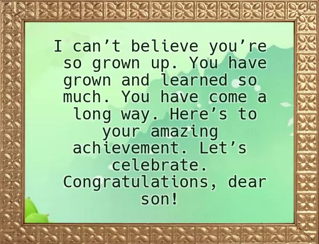 Congratulations On Your School Achievement Congratulations On Your School Achievement