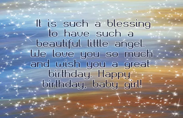 Short Birthday Wishes For Baby Girl Short Birthday Wishes For Baby Girl