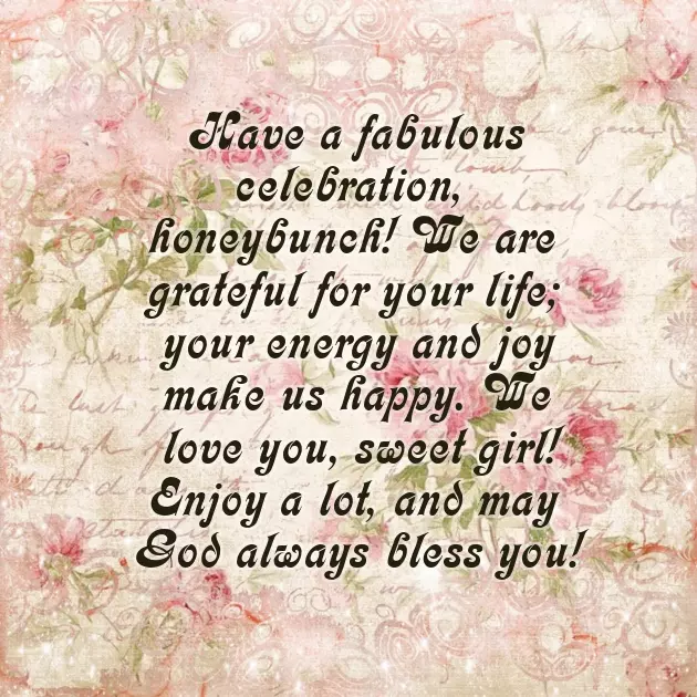 Birthday Wishes For 6 Year Old Baby Girl