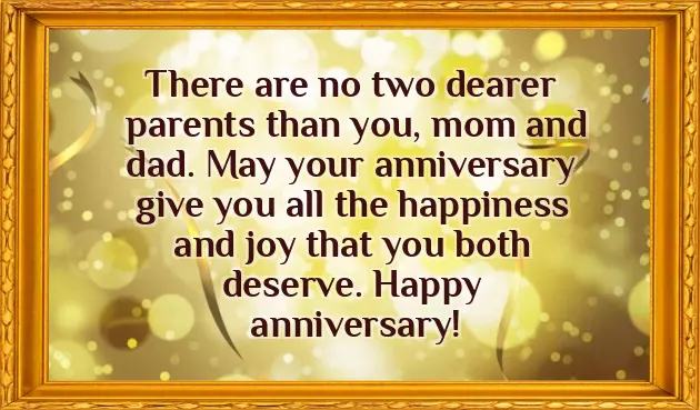 Best Anniversary Wishes To Parents Best Anniversary Wishes To Parents
