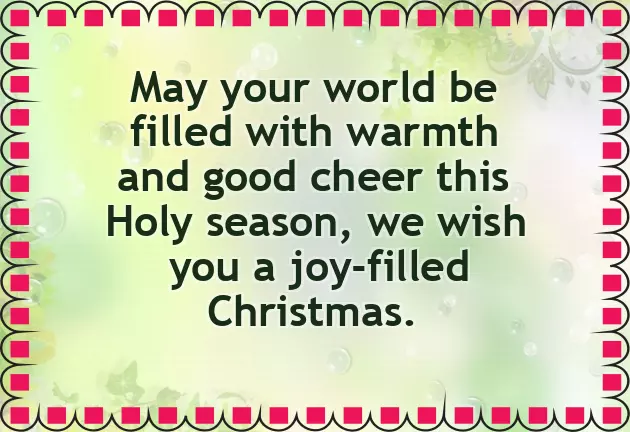 Happy Christmas To You And Yours Happy Christmas To You And Yours