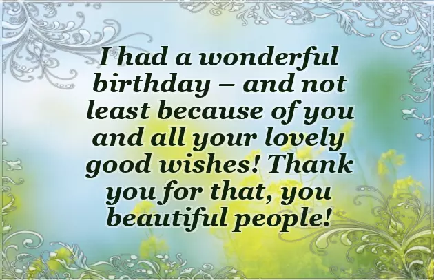 Saying For Birthday Wishes