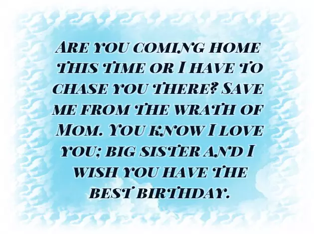 Best Wishes For Sister On Birthday