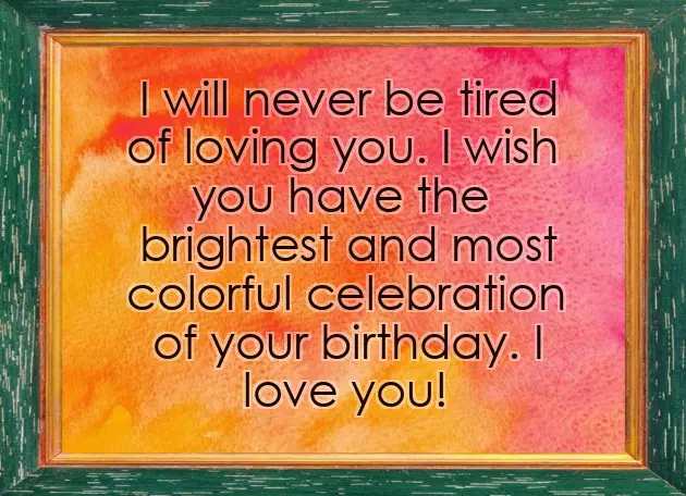 Sweet Birthday For Girlfriend