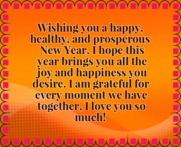 Happy New Year My Love Happy New Year My Love