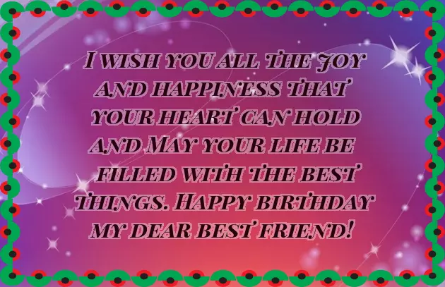 Best Friend Bday Quote