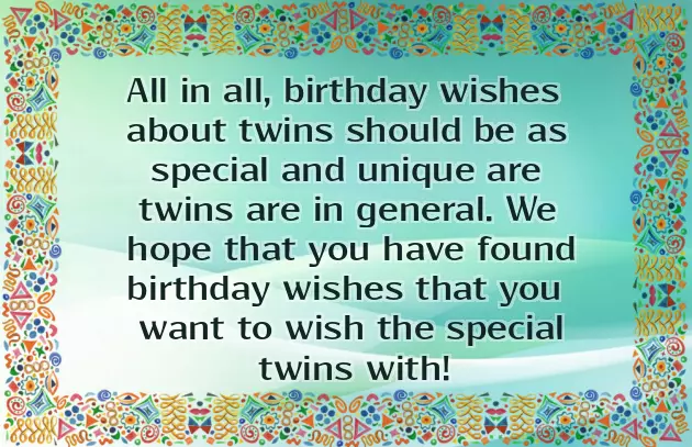 Birthday Wishes For Twins A Boy And A Girl Birthday Wishes For Twins A Boy And A Girl
