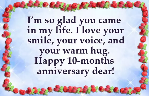 Happy 10Th Month Anniversary Happy 10Th Month Anniversary