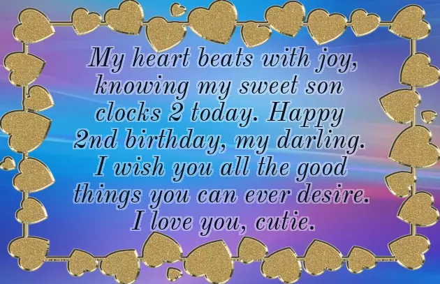 2 Year Old Birthday Quotes For Boy