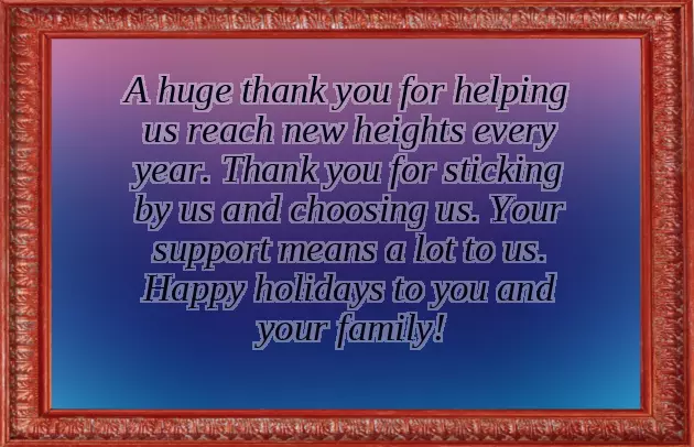 Year End Greetings Year End Greetings