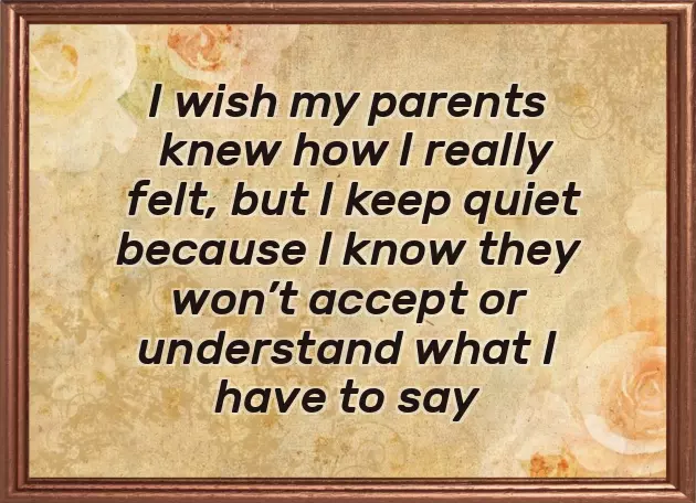 I Wish My Parents