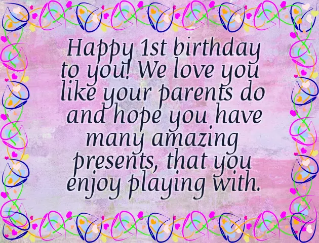 Baby Birthday Wishes For Boy