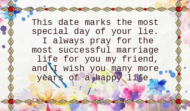 Friend Marriage Wishes