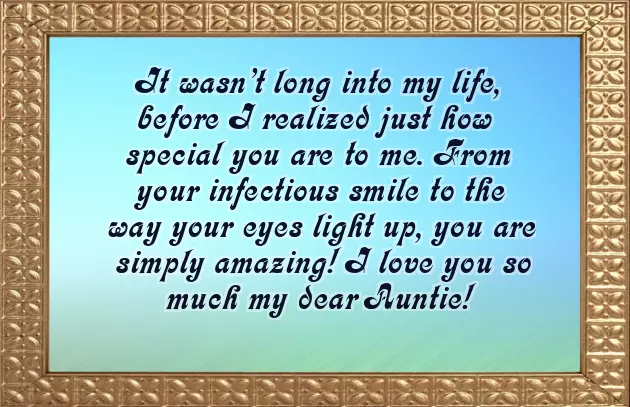 Happy Birthday To You Aunty