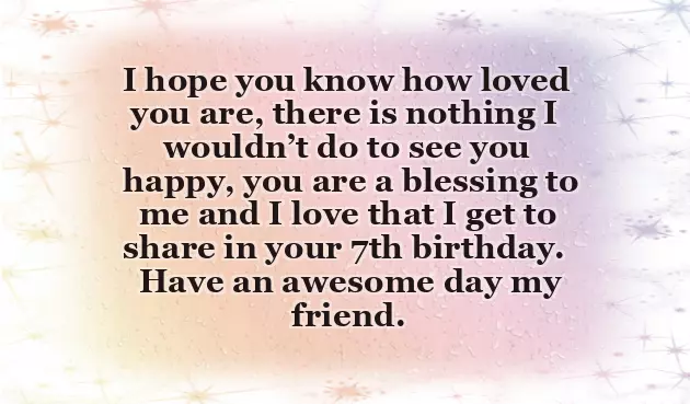 7Th Birthday Message For Niece 7Th Birthday Message For Niece