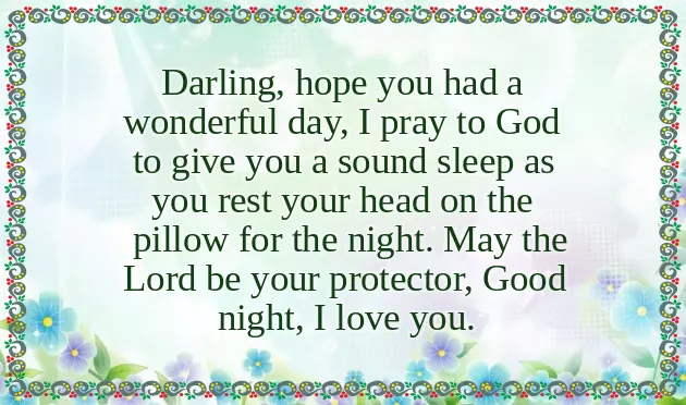 Biblical Good Night Wishes