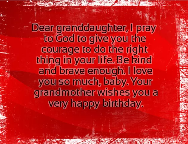 Happy Birthday To My Oldest Granddaughter