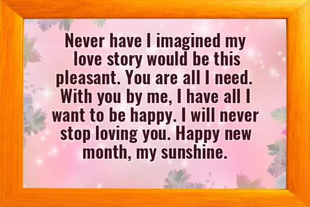 Lovely New Month Message Lovely New Month Message