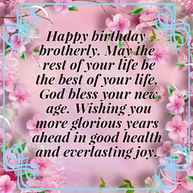 Best Birthday Wishes For Friend Brother