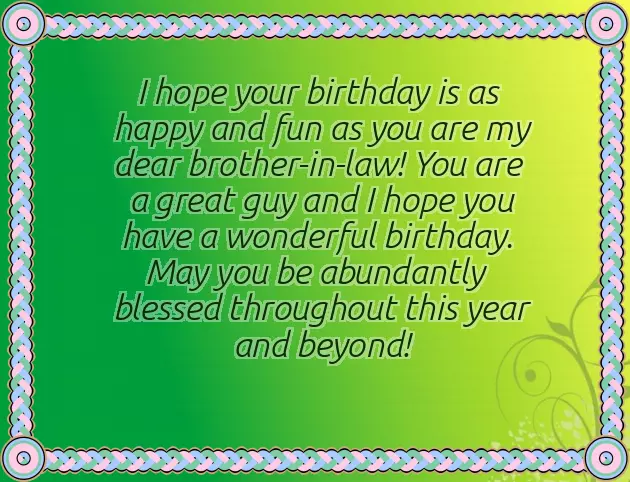 Brother In Law Bday Wishes Brother In Law Bday Wishes