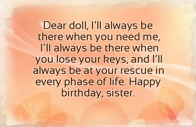 Paragraph For Sister Birthday